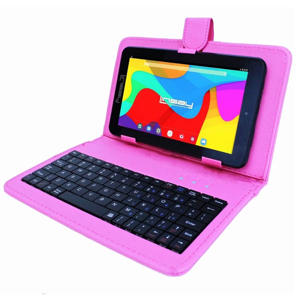 LINSAY 7" HD TAB Quad Core Android Tablet Dual Camera