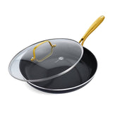 GreenPan Studio 12" Ceramic Nonstick Covered Aluminum Fry pan Black