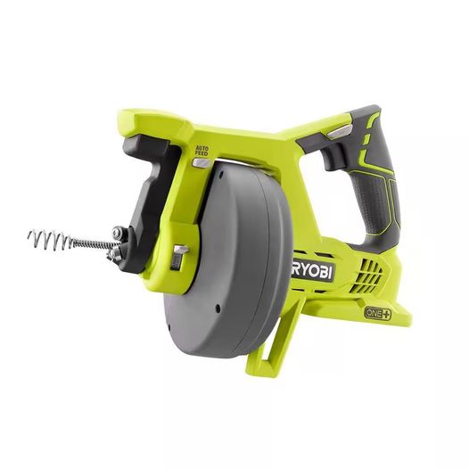 RYOBI ONE+ 18V Drain Auger (Tool Only) P4001