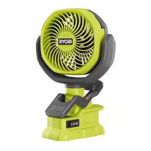 RYOBI ONE+ 18V Cordless 4 in. Clamp Fan (Tool Only) PCF02B