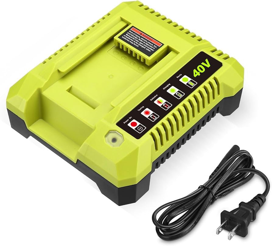 RYOBI 40V Lithium-Ion Rapid Charger OP406AVNM