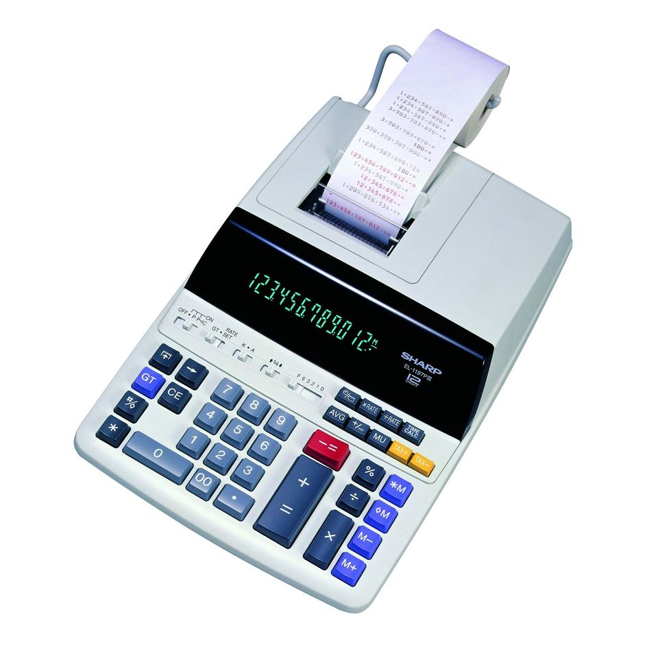 Sharp Calculator Ideal For Heavy Duty Office Use EL1197PIII