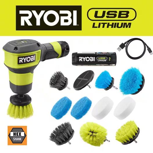 RYOBI Scrubber Accessory Kit (11-Piece) A95SPBK223