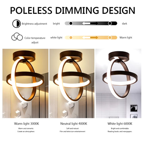 Modern LED Pendant Lights Hanging Lamp Indoor Lighting for Home Living Dining Bed Room Bathroom Decoration Pendant Light